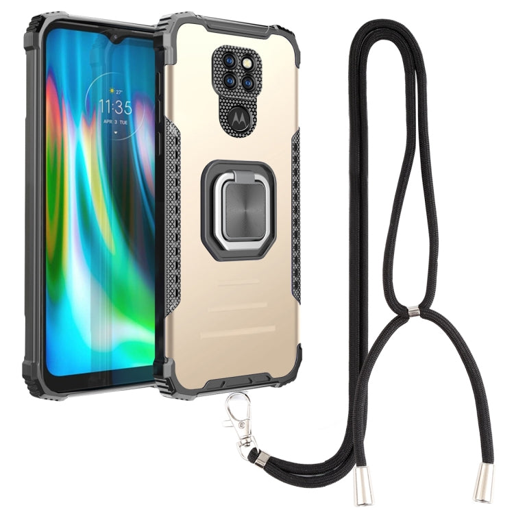 Aluminum Alloy + TPU Phone Case with Lanyard, For Motorola Moto G Play 2021, For Motorola Moto G Power 2021, For Motorola Moto G Stylus 2021, For Motorola Moto G9 / G9 Play / E7 Plus, For Xiaomi Poco X3 / X3 NFC, For Xiaomi Redmi 9C / Redmi 9 India