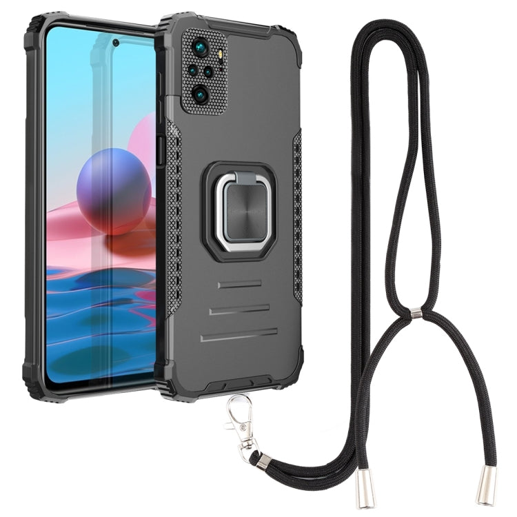 Aluminum Alloy + TPU Phone Case with Lanyard, For Xiaomi Redmi 9 / Redmi 10X, For Xiaomi Redmi Note 8, For Xiaomi Redmi Note 8 Pro, For Xiaomi Redmi Note 9S / Note 9 Pro, For Xiaomi Redmi Note 10 4G / Note 10S