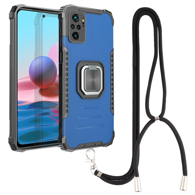 Aluminum Alloy + TPU Phone Case with Lanyard, For Xiaomi Redmi 9 / Redmi 10X, For Xiaomi Redmi Note 8, For Xiaomi Redmi Note 8 Pro, For Xiaomi Redmi Note 9S / Note 9 Pro, For Xiaomi Redmi Note 10 4G / Note 10S