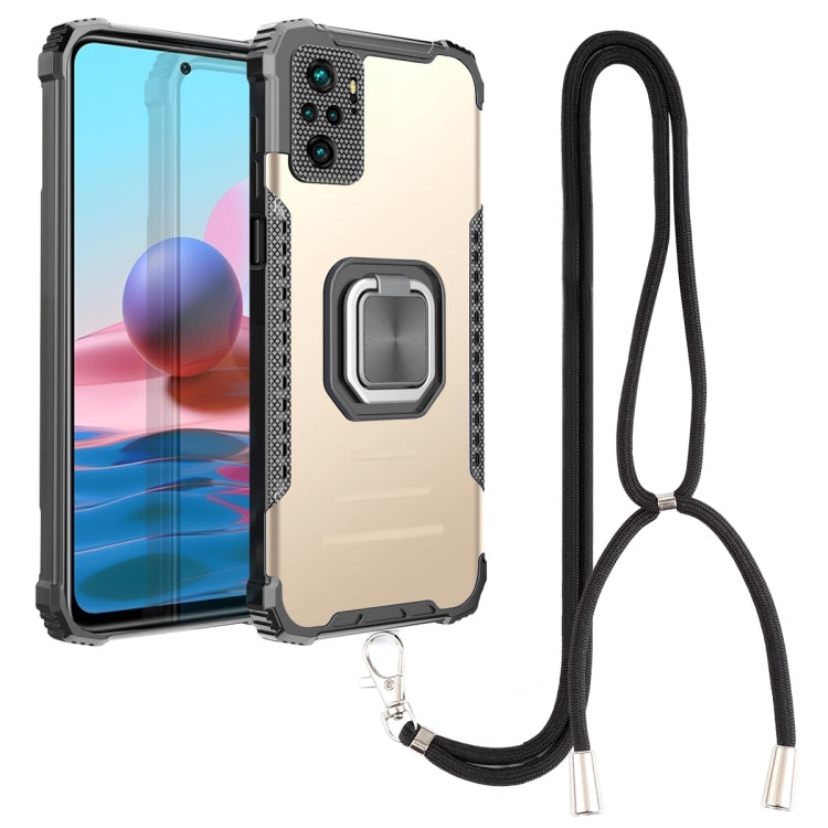 Aluminum Alloy + TPU Phone Case with Lanyard, For Xiaomi Redmi 9 / Redmi 10X, For Xiaomi Redmi Note 8, For Xiaomi Redmi Note 8 Pro, For Xiaomi Redmi Note 9S / Note 9 Pro, For Xiaomi Redmi Note 10 4G / Note 10S