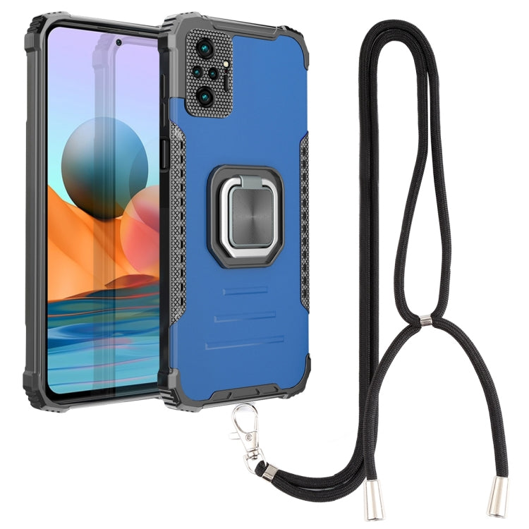 Aluminum Alloy + TPU Phone Case with Lanyard, For Xiaomi Redmi 9 / Redmi 10X, For Xiaomi Redmi Note 8, For Xiaomi Redmi Note 8 Pro, For Xiaomi Redmi Note 9S / Note 9 Pro, For Xiaomi Redmi Note 10 4G / Note 10S