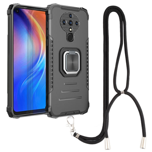 Aluminum Alloy + TPU Phone Case with Lanyard, For Tecno Spark 6, For Tecno Spark 6 Go, For vivo V20, For vivo V20 SE, For vivo Y17 / Y12 / Y15 / Y11 2019 / Y5 2020, For vivo Y19