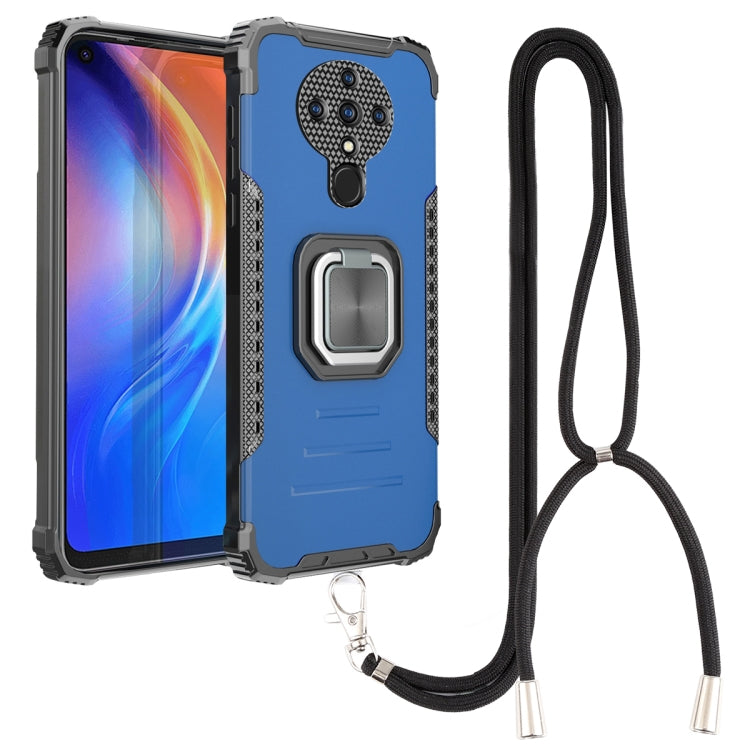 Aluminum Alloy + TPU Phone Case with Lanyard, For Tecno Spark 6, For Tecno Spark 6 Go, For vivo V20, For vivo V20 SE, For vivo Y17 / Y12 / Y15 / Y11 2019 / Y5 2020, For vivo Y19