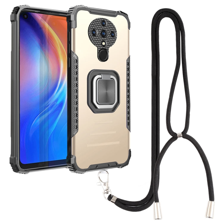 Aluminum Alloy + TPU Phone Case with Lanyard, For Tecno Spark 6, For Tecno Spark 6 Go, For vivo V20, For vivo V20 SE, For vivo Y17 / Y12 / Y15 / Y11 2019 / Y5 2020, For vivo Y19