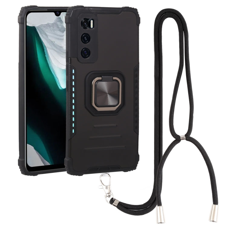 Aluminum Alloy + TPU Phone Case with Lanyard, For Tecno Spark 6, For Tecno Spark 6 Go, For vivo V20, For vivo V20 SE, For vivo Y17 / Y12 / Y15 / Y11 2019 / Y5 2020, For vivo Y19