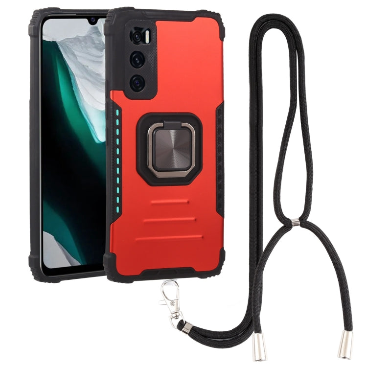 Aluminum Alloy + TPU Phone Case with Lanyard, For Tecno Spark 6, For Tecno Spark 6 Go, For vivo V20, For vivo V20 SE, For vivo Y17 / Y12 / Y15 / Y11 2019 / Y5 2020, For vivo Y19