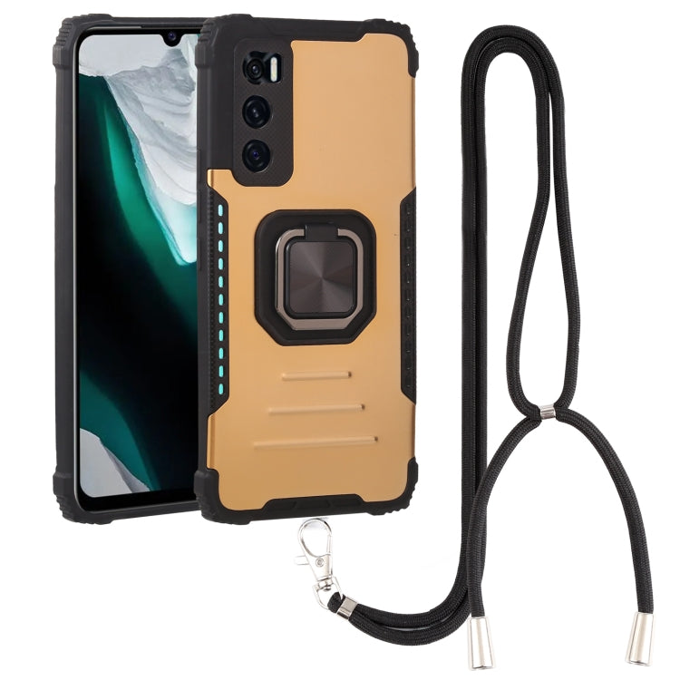 Aluminum Alloy + TPU Phone Case with Lanyard, For Tecno Spark 6, For Tecno Spark 6 Go, For vivo V20, For vivo V20 SE, For vivo Y17 / Y12 / Y15 / Y11 2019 / Y5 2020, For vivo Y19