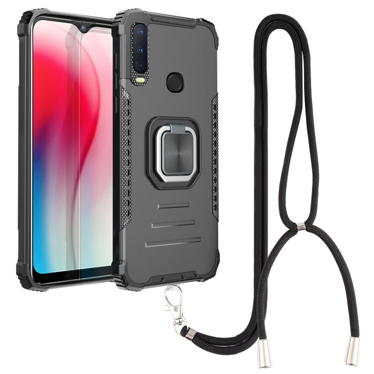 Aluminum Alloy + TPU Phone Case with Lanyard, For Tecno Spark 6, For Tecno Spark 6 Go, For vivo V20, For vivo V20 SE, For vivo Y17 / Y12 / Y15 / Y11 2019 / Y5 2020, For vivo Y19