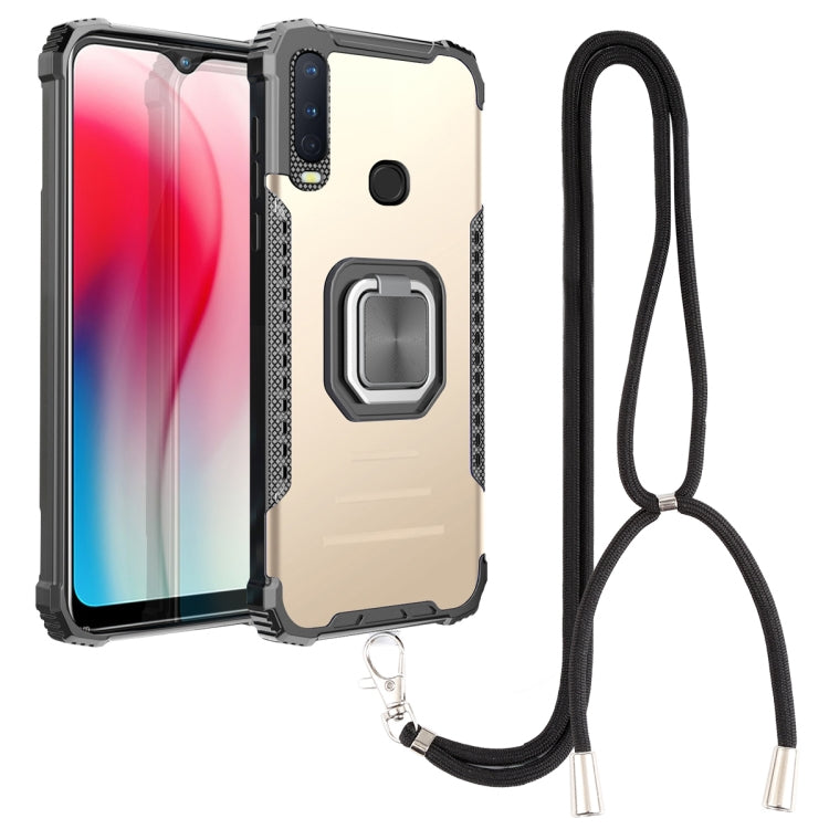 Aluminum Alloy + TPU Phone Case with Lanyard, For Tecno Spark 6, For Tecno Spark 6 Go, For vivo V20, For vivo V20 SE, For vivo Y17 / Y12 / Y15 / Y11 2019 / Y5 2020, For vivo Y19