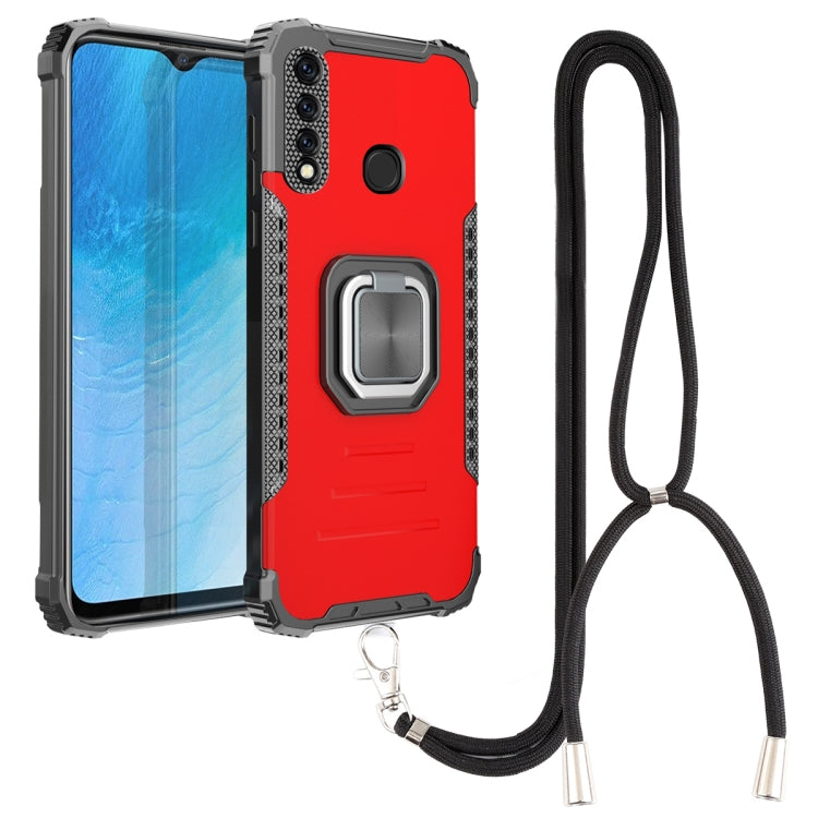 Aluminum Alloy + TPU Phone Case with Lanyard, For Tecno Spark 6, For Tecno Spark 6 Go, For vivo V20, For vivo V20 SE, For vivo Y17 / Y12 / Y15 / Y11 2019 / Y5 2020, For vivo Y19