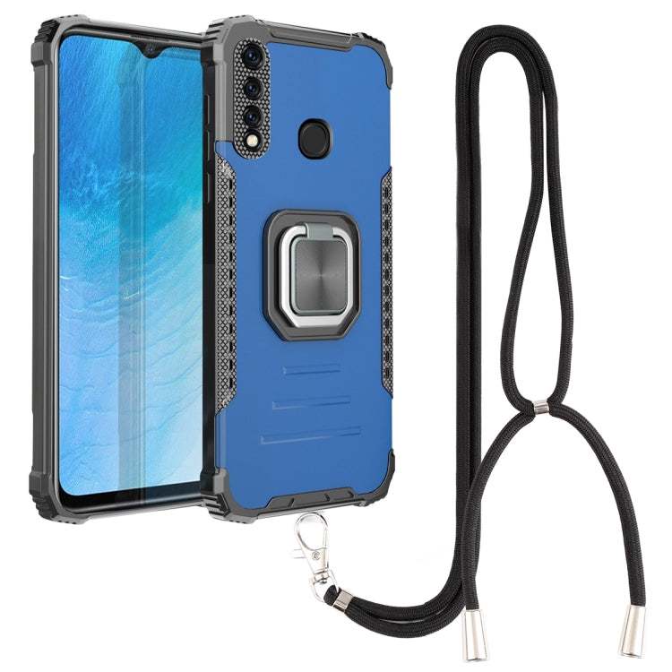 Aluminum Alloy + TPU Phone Case with Lanyard, For Tecno Spark 6, For Tecno Spark 6 Go, For vivo V20, For vivo V20 SE, For vivo Y17 / Y12 / Y15 / Y11 2019 / Y5 2020, For vivo Y19