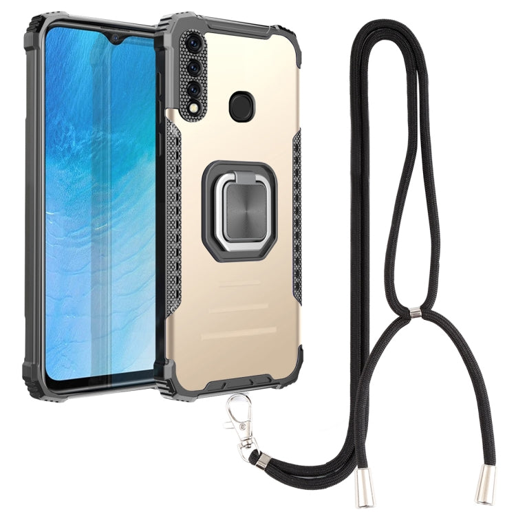 Aluminum Alloy + TPU Phone Case with Lanyard, For Tecno Spark 6, For Tecno Spark 6 Go, For vivo V20, For vivo V20 SE, For vivo Y17 / Y12 / Y15 / Y11 2019 / Y5 2020, For vivo Y19