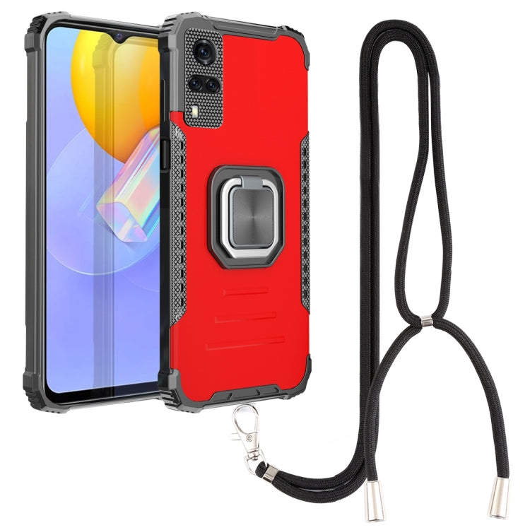 Aluminum Alloy + TPU Phone Case with Lanyard, For vivo Y20 / Y20i / Y20s / Y12a / Y12s, For vivo Y50 / Y30, For vivo Y51 2020 / Y31, For Xiaomi Redmi 9A, For Xiaomi Redmi Note 9 4G / 9 Power /  9T, For Xiaomi Redmi K40 / K40 Pro / K40 Pro+