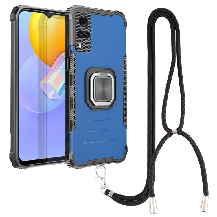 Aluminum Alloy + TPU Phone Case with Lanyard, For vivo Y20 / Y20i / Y20s / Y12a / Y12s, For vivo Y50 / Y30, For vivo Y51 2020 / Y31, For Xiaomi Redmi 9A, For Xiaomi Redmi Note 9 4G / 9 Power /  9T, For Xiaomi Redmi K40 / K40 Pro / K40 Pro+