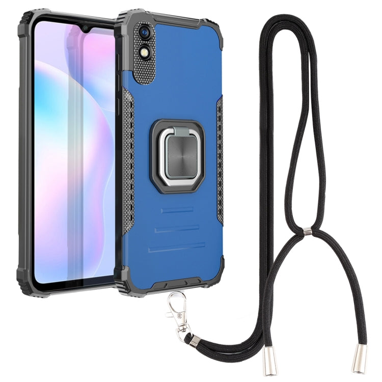 Aluminum Alloy + TPU Phone Case with Lanyard, For vivo Y20 / Y20i / Y20s / Y12a / Y12s, For vivo Y50 / Y30, For vivo Y51 2020 / Y31, For Xiaomi Redmi 9A, For Xiaomi Redmi Note 9 4G / 9 Power /  9T, For Xiaomi Redmi K40 / K40 Pro / K40 Pro+