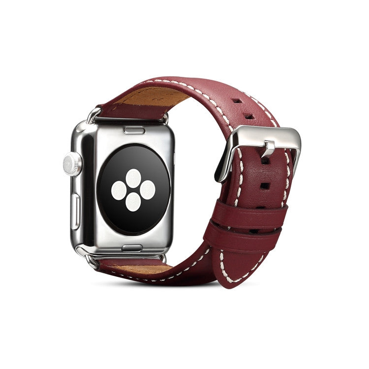 Environmental Protection Genuine Leather Strap Watchband, For Apple Watch Series, For Apple Watch Series 5