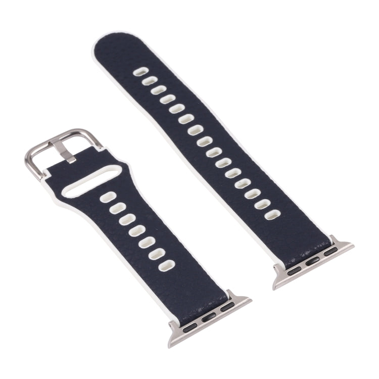 Litchi TPU Watchband For Apple Watch Series, 7 41mm / 6&amp;SE&amp;5&amp;4 40mm / 3&amp;2&amp;1 38mm, 7 45mm / 6&amp;SE&amp;5&amp;4 44mm / 3&amp;2&amp;1 42mm