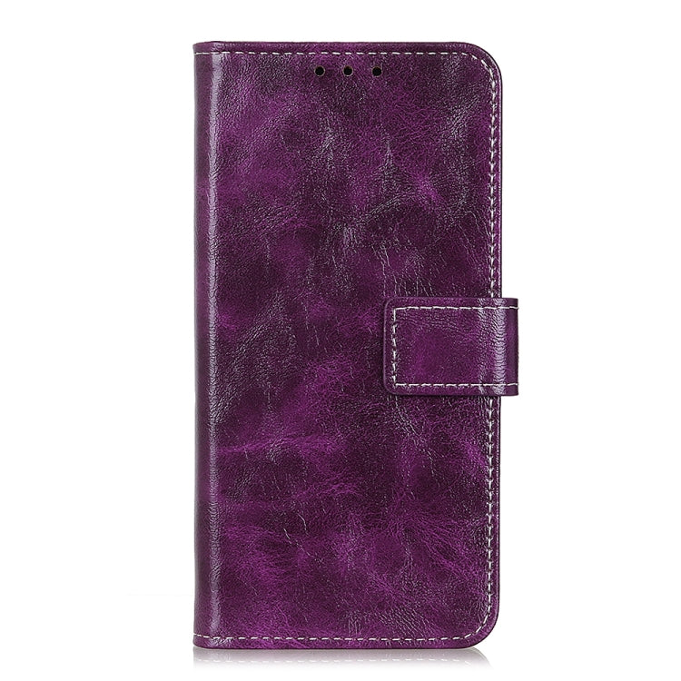 Retro Crazy Horse Texture Horizontal Flip Leather Phone Case, For OPPO Reno7 5G, For OPPO Reno7 Pro 5G