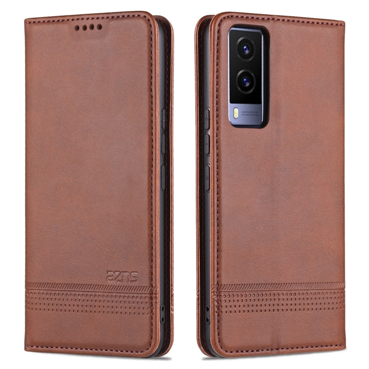 AZNS Magnetic Calf Texture Horizontal Flip Leather Phone Case, For vivo Y71t / V21e 5G, For Samsung Galaxy M52 5G