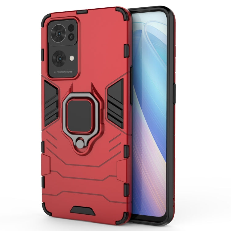 Shockproof PC + TPU Holder Phone Case, For OPPO Reno7 5G, For OPPO Reno7 Pro 5G, For vivo Y76s 5G, For Honor 60 Pro, For Honor 60