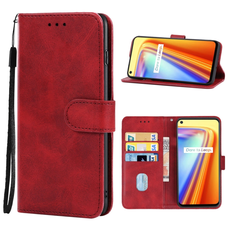 Leather Phone Case, For Nokia 2 V Tella, For Nokia C5 Endi, For OPPO Realme 7 Asia Version, For OPPO Realme C2s, For OPPO Realme Narzo 10A, For OPPO Realme Q3t, For OPPO Realme X50T, For OUKITEL K15 Plus