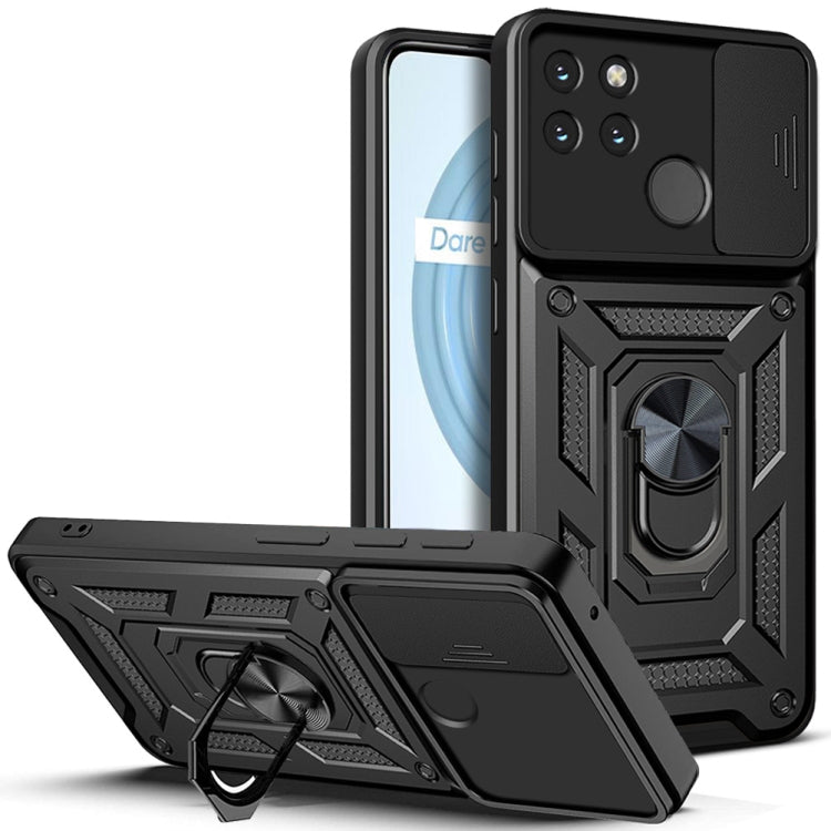 Sliding Camera Cover TPU+PC Phone Case, For OPPO Realme 8i, For OPPO Realme C21Y, For vivo Y21s, For Samsung Galaxy A03 5G 164mm