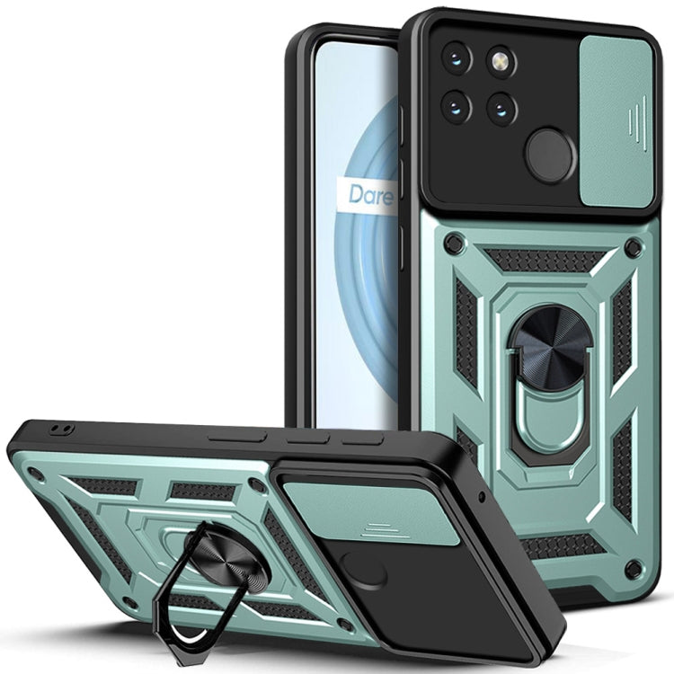 Sliding Camera Cover TPU+PC Phone Case, For OPPO Realme 8i, For OPPO Realme C21Y, For vivo Y21s, For Samsung Galaxy A03 5G 164mm