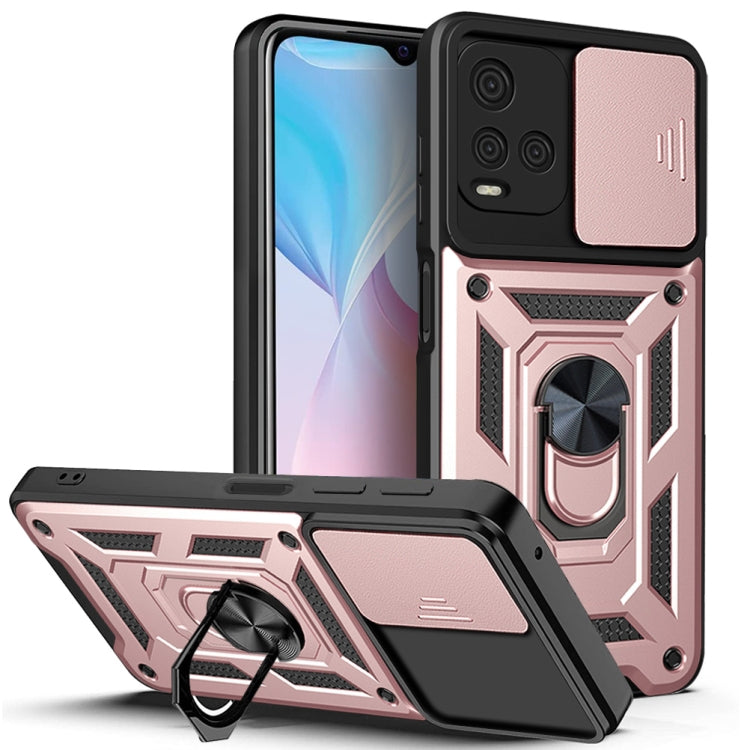 Sliding Camera Cover TPU+PC Phone Case, For OPPO Realme 8i, For OPPO Realme C21Y, For vivo Y21s, For Samsung Galaxy A03 5G 164mm