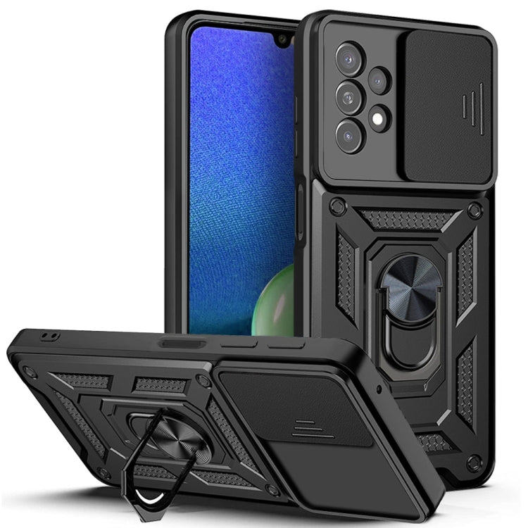 Sliding Camera Cover TPU+PC Phone Case, For vivo Y21s, For Samsung Galaxy A13 4G