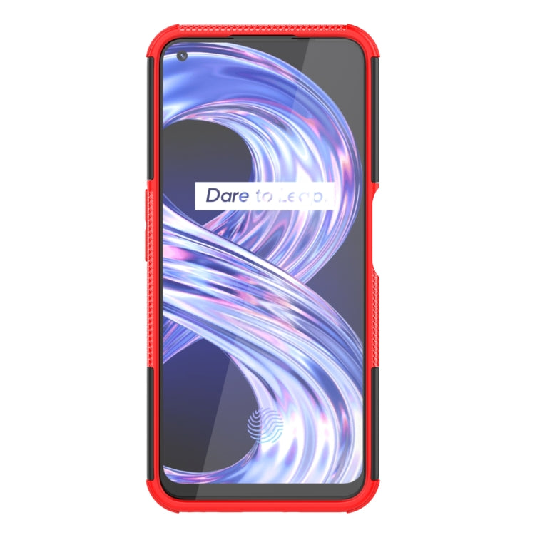 Tire Texture TPU + PC Phone Case with Holder, For OPPO Realme 8i, For Xiaomi Redmi Note 11 Pro (China), For Motorola Moto E40