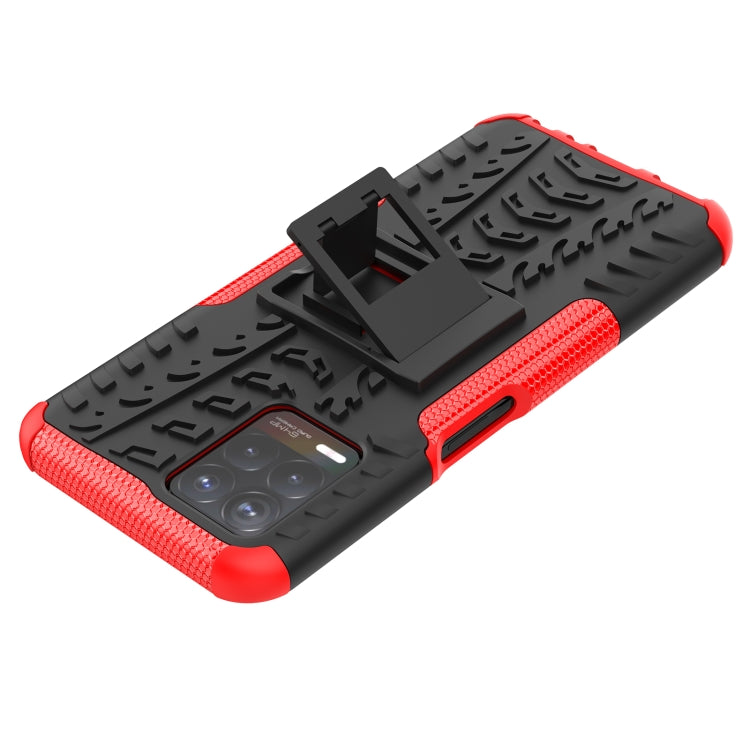 Tire Texture TPU + PC Phone Case with Holder, For OPPO Realme 8i, For Xiaomi Redmi Note 11 Pro (China), For Motorola Moto E40