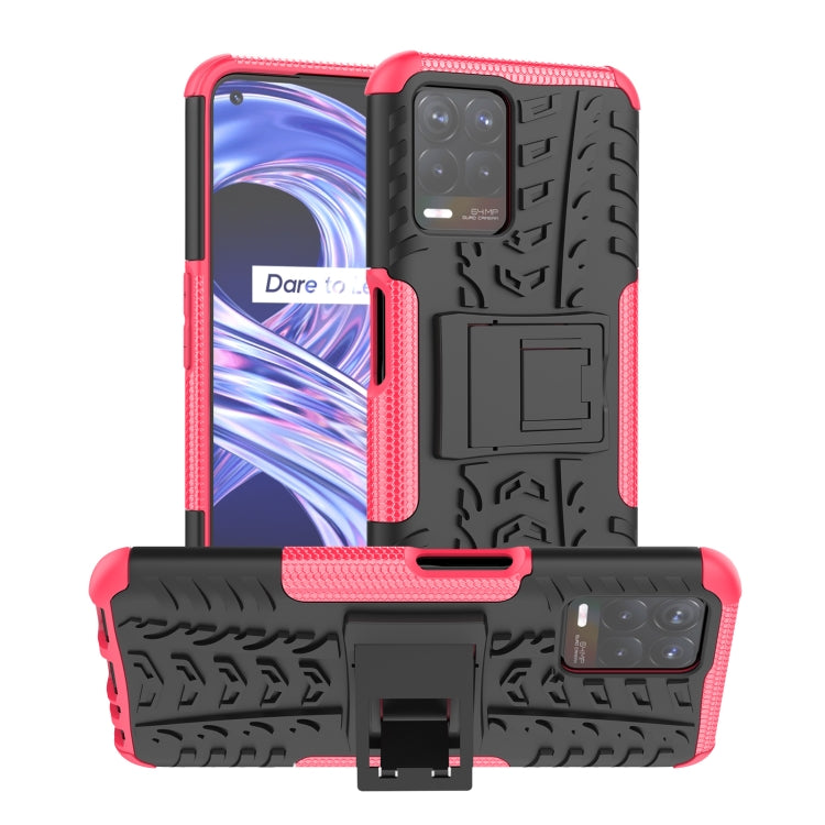 Tire Texture TPU + PC Phone Case with Holder, For OPPO Realme 8i, For Xiaomi Redmi Note 11 Pro (China), For Motorola Moto E40