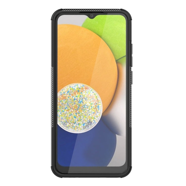 Tire Texture TPU + PC Phone Case with Holder, For Samsung Galaxy A03 Global, For Samsung Galaxy A53 5G