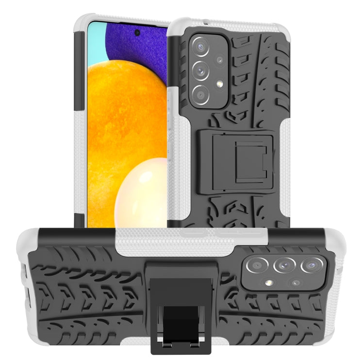 Tire Texture TPU + PC Phone Case with Holder, For Samsung Galaxy A53 5G