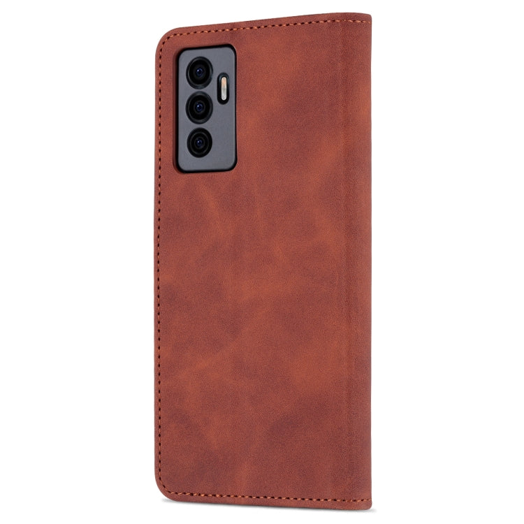 AZNS Skin Feel Calf Texture Horizontal Flip Leather Phone Case, For vivo S10e / V23e, For vivo T1 5G, For Honor X30i