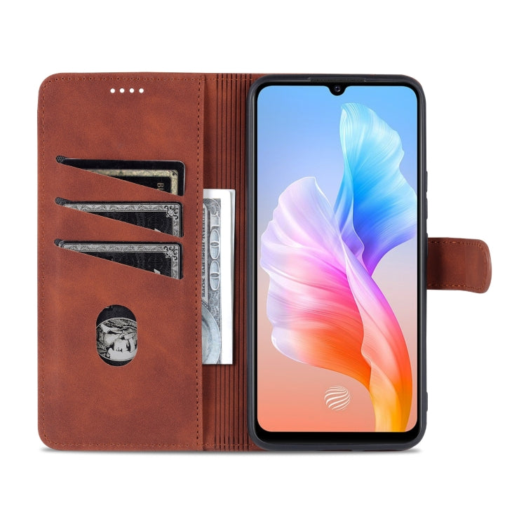 AZNS Skin Feel Calf Texture Horizontal Flip Leather Phone Case, For vivo S10e / V23e, For vivo T1 5G, For Honor X30i