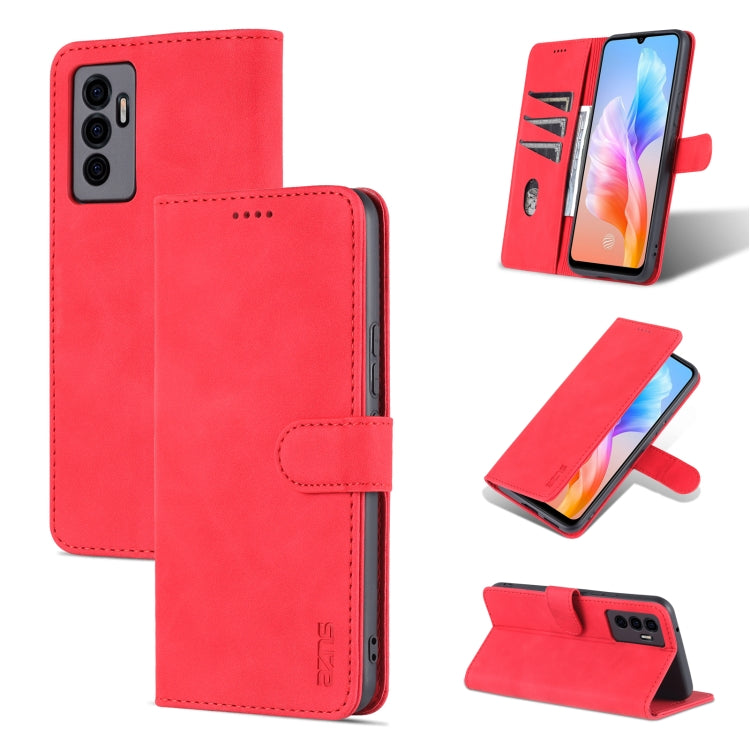 AZNS Skin Feel Calf Texture Horizontal Flip Leather Phone Case, For vivo S10e / V23e, For vivo T1 5G, For Honor X30i