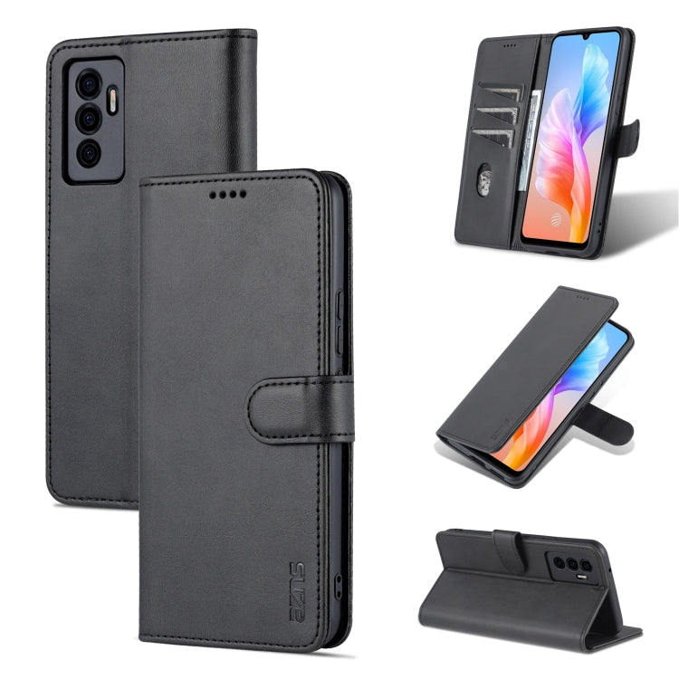 AZNS Skin Feel Calf Texture Horizontal Flip Leather Phone Case, For vivo S10e / V23e, For vivo T1 5G, For Honor X30i