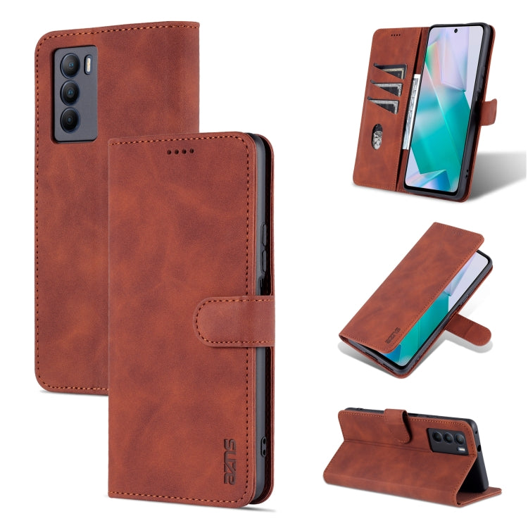 AZNS Skin Feel Calf Texture Horizontal Flip Leather Phone Case, For vivo S10e / V23e, For vivo T1 5G, For Honor X30i