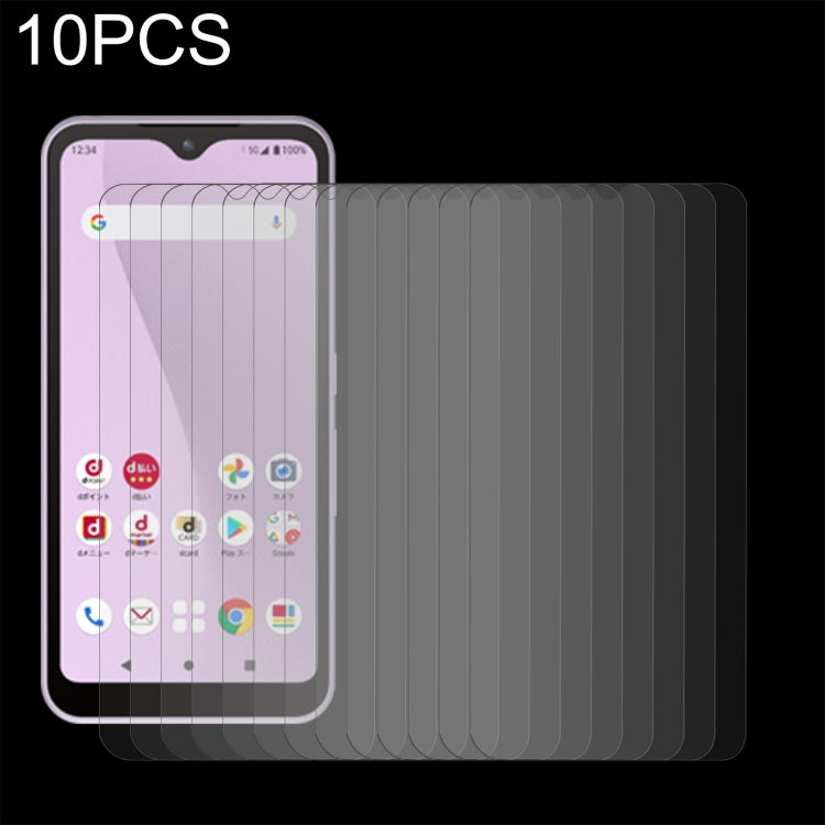 10 PCS 0.26mm 9H 2.5D Tempered Glass Film, For Motorola Edge