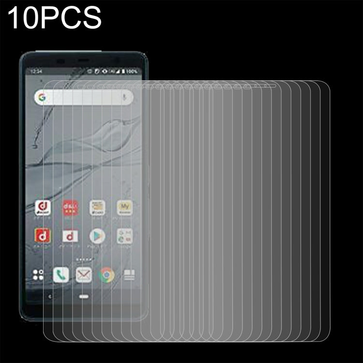 10 PCS 0.26mm 9H 2.5D Tempered Glass Film, For Motorola Edge