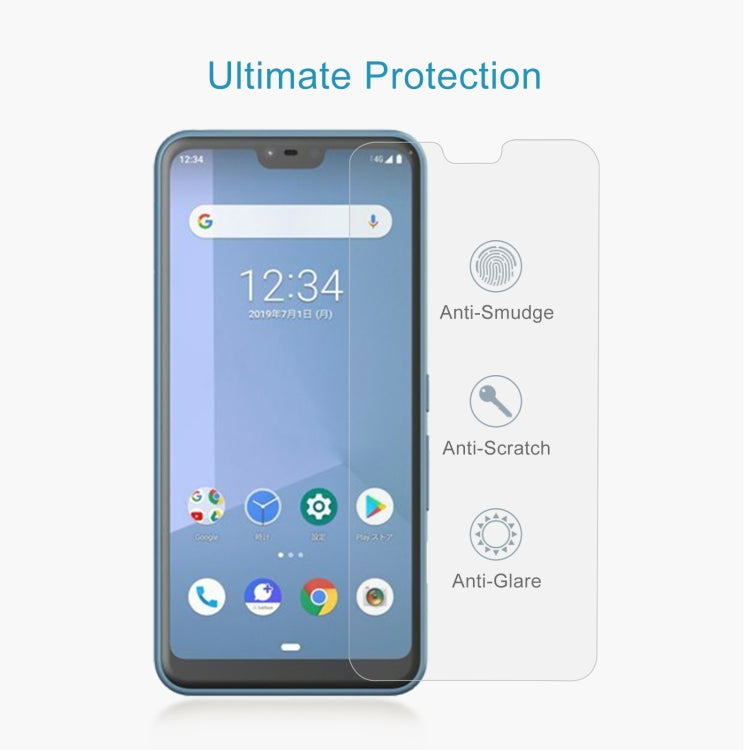 10 PCS 0.26mm 9H 2.5D Tempered Glass Film For Fujitsu Arrows 5G F-51A