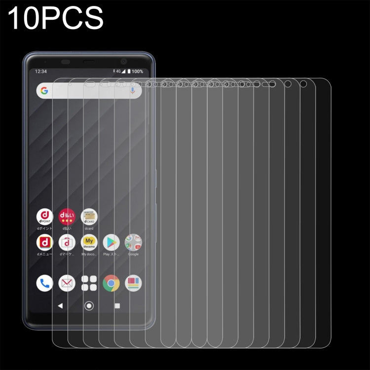 10 PCS 0.26mm 9H 2.5D Tempered Glass Film For Fujitsu Arrows 5G F-51A, For Fujitsu Arrows U 801FJ (10 PCS), For vivo Y3s 2021 (10 PCS), For Fujitsu F-41A (10 PCS), For OPPO A95 (10 PCS), For vivo Y53 (10 PCS), For Lenovo A2800 (10 PCS)�����������������...