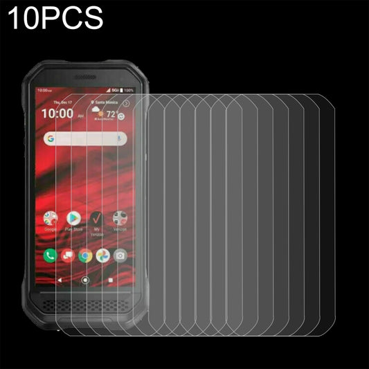 10 PCS 0.26mm 9H 2.5D Tempered Glass Film, For Motorola Edge