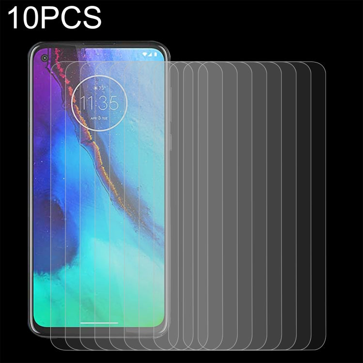 10 PCS 0.26mm 9H 2.5D Tempered Glass Film, For Motorola Edge