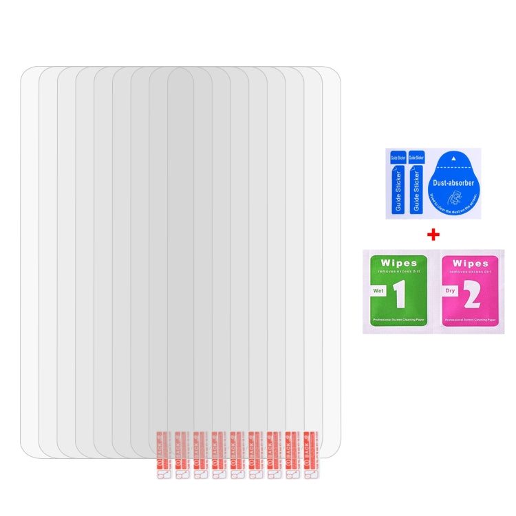 10 PCS 0.26mm 9H 2.5D Tempered Glass Film, For Motorola Edge