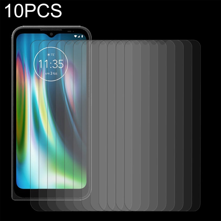 10 PCS 0.26mm 9H 2.5D Tempered Glass Film, For Motorola Edge