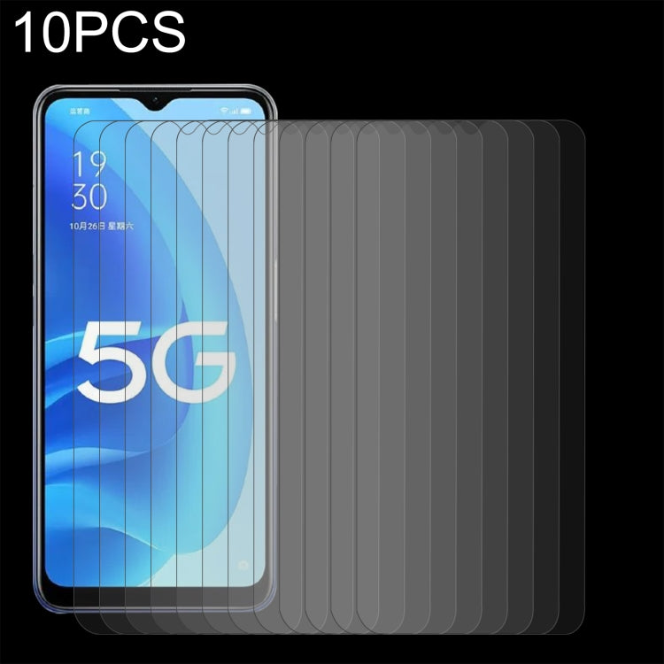 10 PCS 0.26mm 9H 2.5D Tempered Glass Film, For Motorola Edge