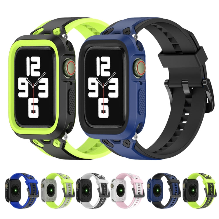 Two-color TPU Strap For Apple Watch Series, 7 41mm / 6&SE&5&4 40mm / 3&2&1 38mm, 7 45mm / 6&SE&5&4 44mm / 3&2&1 42mm