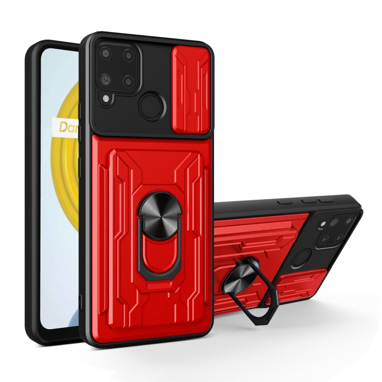 Sliding Camshield Card Phone Case, For Xiaomi Redmi K40/Poco F3/Mi 11i, For Xiaomi Mi 11 Lite, For OPPO Realme C20 / C21, For OPPO Realme C25 / C15